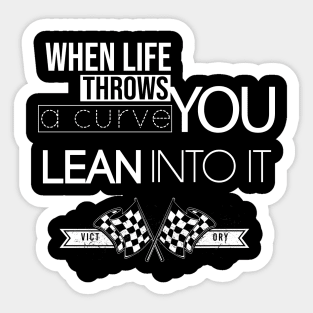 LEAN INTO IT Sticker